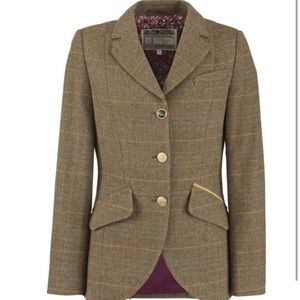{Joules} Ayleward Green Tweed Jacket 4